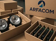 Piezas de vista, refacciones de aftermarket y componentes críticos.