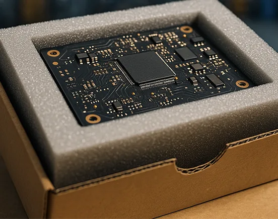 Empaque para electrónicos